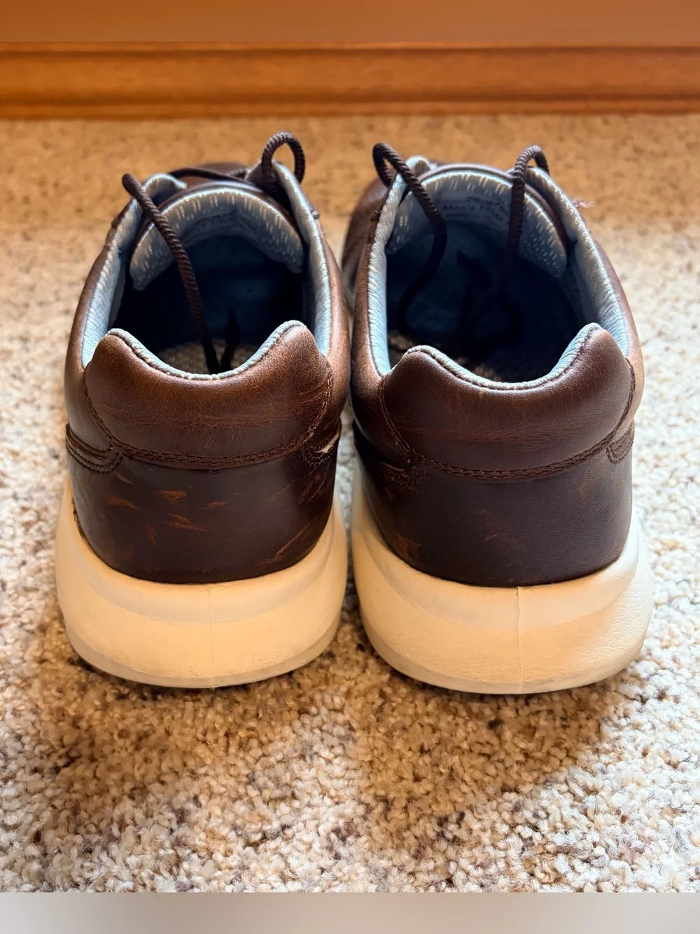 Johnston & Murphy Reactivate U-Throat in Cognac Brown Sz 10.5 Med - Picture 4 of 9